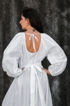 The TwoSisters Bohemian|Bohemian Jurken-Devi Dress Broderie