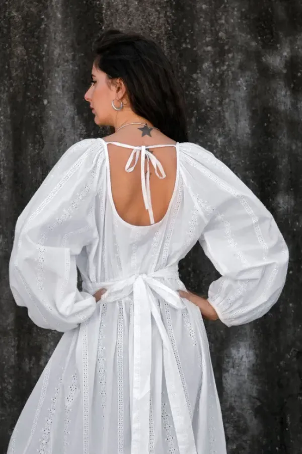 The TwoSisters Bohemian|Bohemian Jurken-Devi Dress Broderie