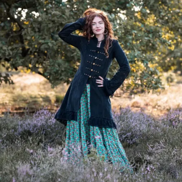 The TwoSisters Plus Size-Fairy Jas zwart