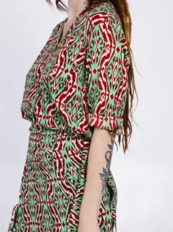 The TwoSisters Ibiza|Flamenco-Flamenco Rok & Blouse Groen