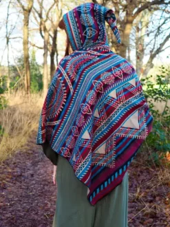 The TwoSisters Plus Size-Fleece Poncho