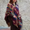 The TwoSisters Plus Size-Fleece Poncho