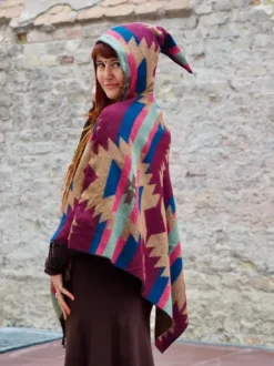 The TwoSisters Plus Size-Fleece Poncho