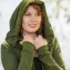 The TwoSisters Tops|Plus Size-Fly Vest Green