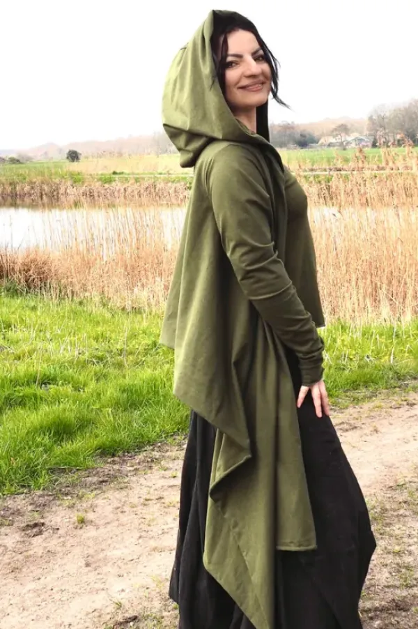 The TwoSisters Tops|Plus Size-Fly Vest Green
