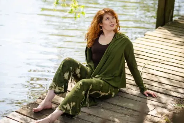 The TwoSisters Tops|Plus Size-Fly Vest Green