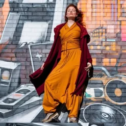 The TwoSisters Tops|Plus Size-Fly vest Marroon rood