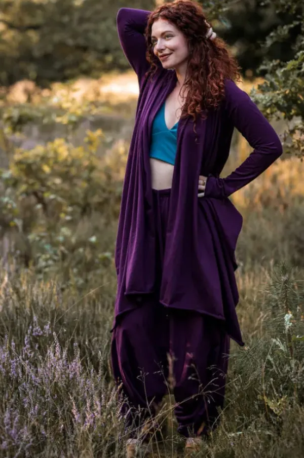 The TwoSisters Tops|Plus Size-Fly Vest Paars