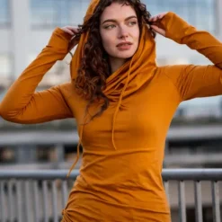 The TwoSisters Tops|Plus Size-Fortuna Tuniek Oranje