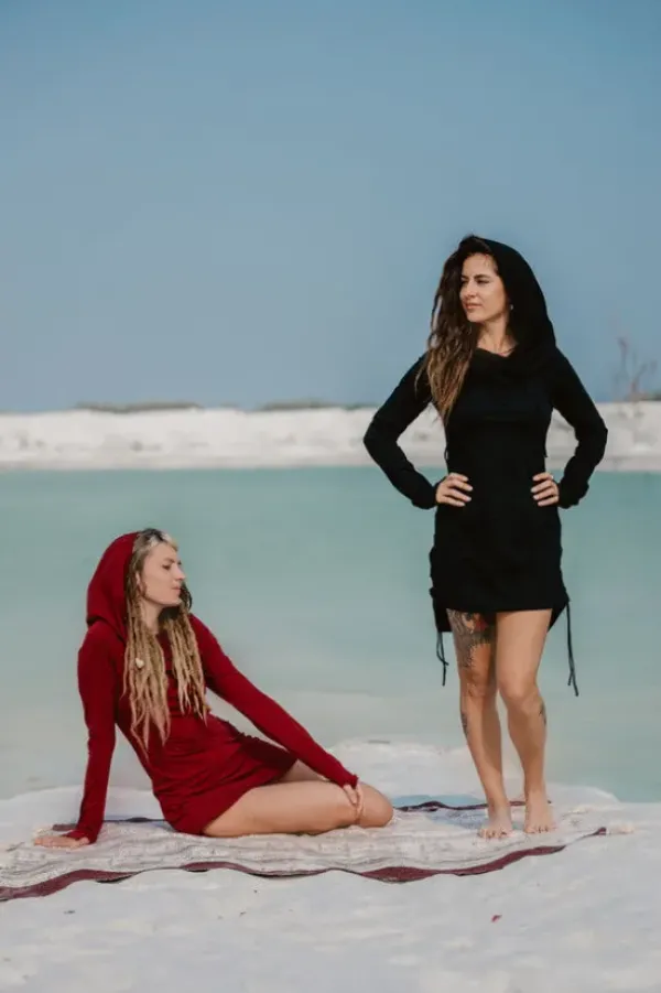 The TwoSisters Plus Size|Tops-Fortuna Tuniek Black