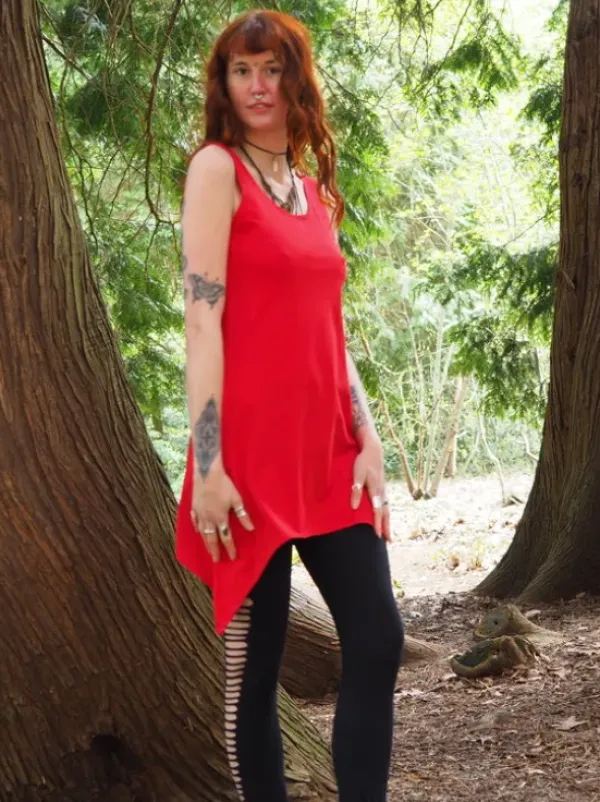 The TwoSisters Tops|Plus Size-Great Top Rood