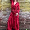 The TwoSisters Broeken|Broeken En Legging-Harmonia Harem Pant Rood