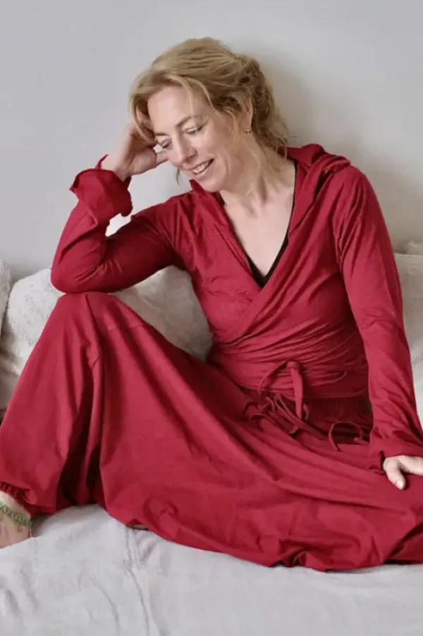 The TwoSisters Broeken|Broeken En Legging-Harmonia Harem Pant Rood