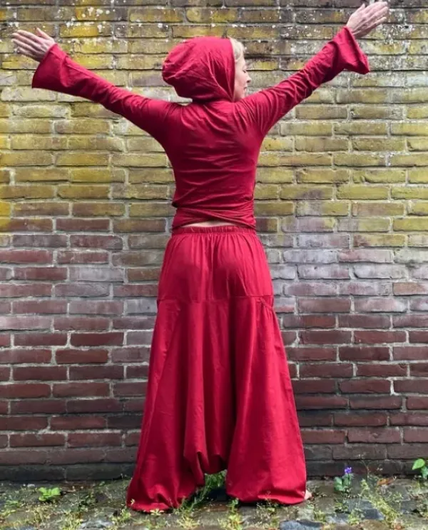 The TwoSisters Broeken|Broeken En Legging-Harmonia Harem Pant Rood