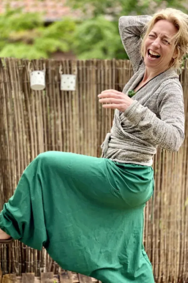 The TwoSisters Broeken|Broeken En Legging-Harmonia Harem Pant Fern
