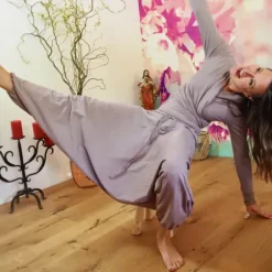 The TwoSisters Broeken|Broeken En Legging-Harmonia Harem Pant Licht Taupe
