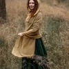 The TwoSisters Plus Size-Hooded Poncho Massala