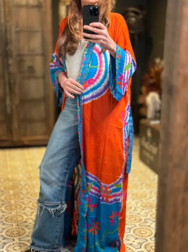 The TwoSisters Plus Size|Kimono Lang-Hope Kimono 254