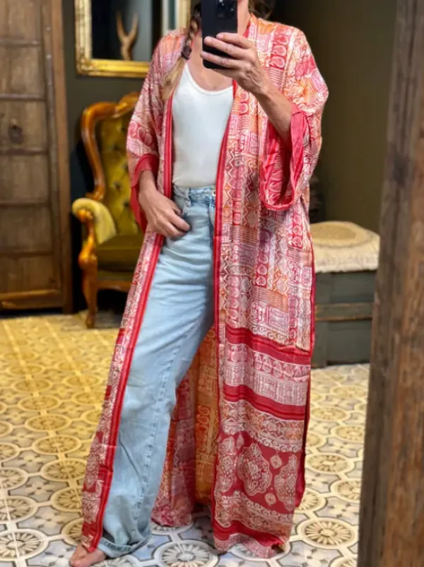 The TwoSisters Plus Size|Kimono Lang-Hope Kimono 401