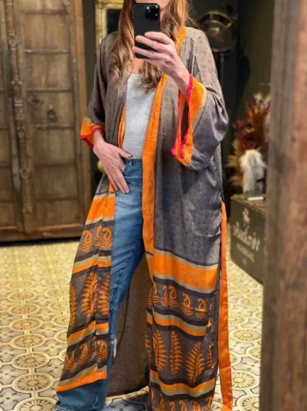The TwoSisters Plus Size|Kimono Lang-Hope Kimono 258