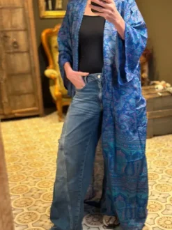 The TwoSisters Plus Size|Kimono Lang-⭐️Hope Kimono 451