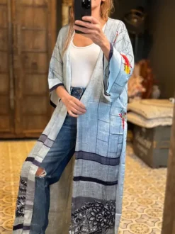The TwoSisters Plus Size|Kimono Lang-Hope Kimono 303