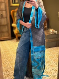 The TwoSisters Plus Size|Kimono Lang-Hope Kimono 449