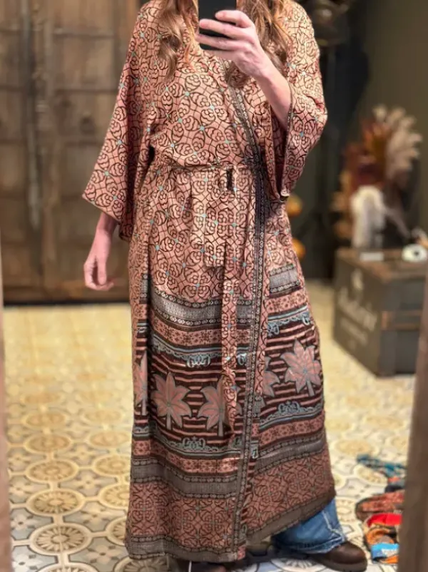 The TwoSisters Plus Size|Kimono Lang-Hope Kimono 255