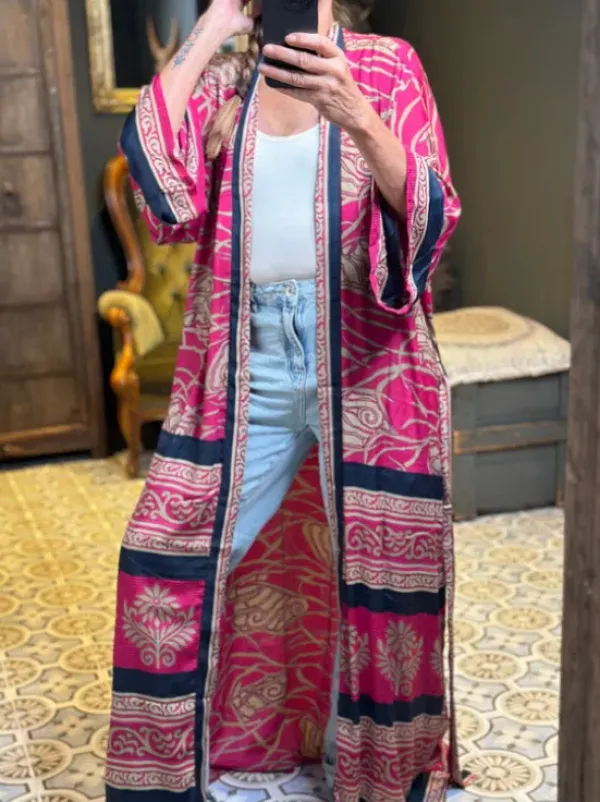 The TwoSisters Plus Size|Kimono Lang-Hope Kimono 407