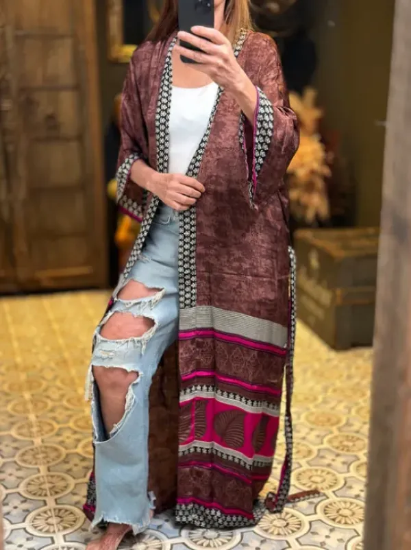 The TwoSisters Plus Size|Kimono Lang-Hope Kimono 222