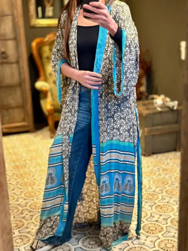 The TwoSisters Plus Size|Kimono Lang-Hope Kimono 448