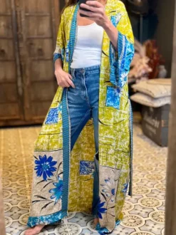 The TwoSisters Plus Size|Kimono Lang-Hope Kimono 333 XXL