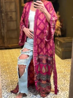 The TwoSisters Plus Size|Kimono Lang-Hope Kimono 501 XXL