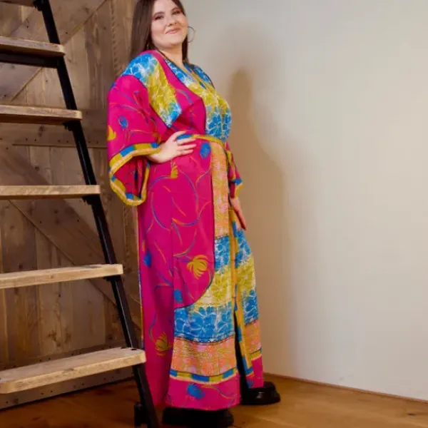 The TwoSisters Plus Size|Kimono Lang-Hope Kimono 554 XXL
