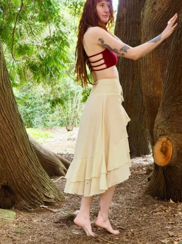 The TwoSisters Ibiza|Flamenco-Ibiza Flamenco Rok Ecru