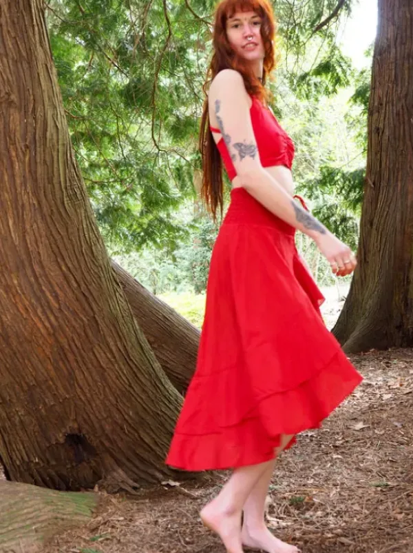 The TwoSisters Ibiza|Flamenco-Ibiza Flamenco Rok Knalrood