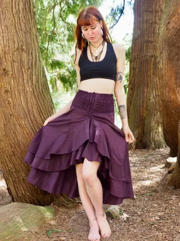 The TwoSisters Ibiza|Flamenco-Ibiza Flamenco Rok Paars