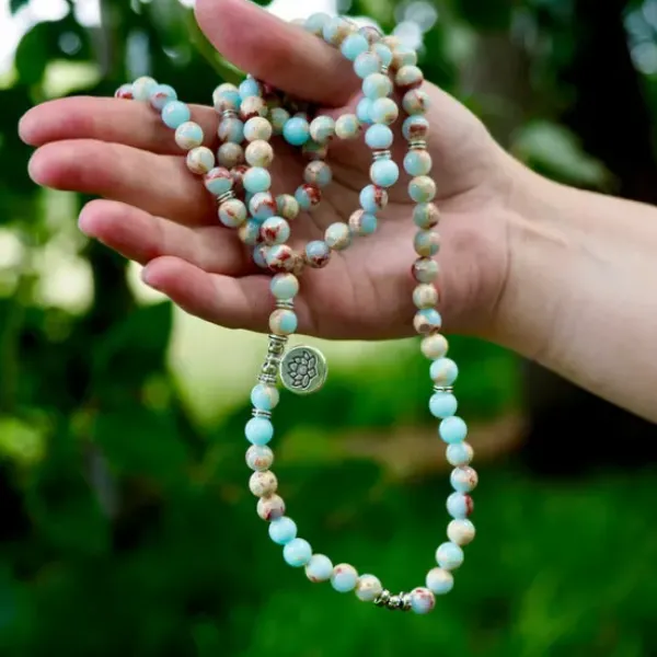 The TwoSisters Kettingen|Buddhist Malas-Jasper Mala