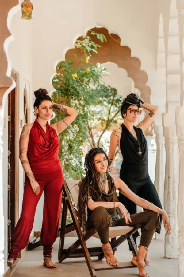 The TwoSisters Broeken|Broeken En Legging-Jumpsuit Om MY Zwart