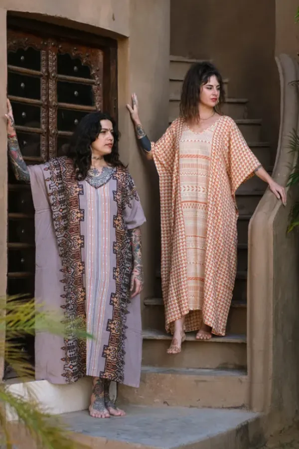 The TwoSisters Plus Size|Kaftan-Kaftan Jurk Maroc