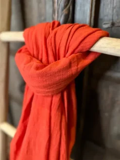 The TwoSisters Sjaals|Nomad Chic Collectie-Katoenen Sjaal Rood