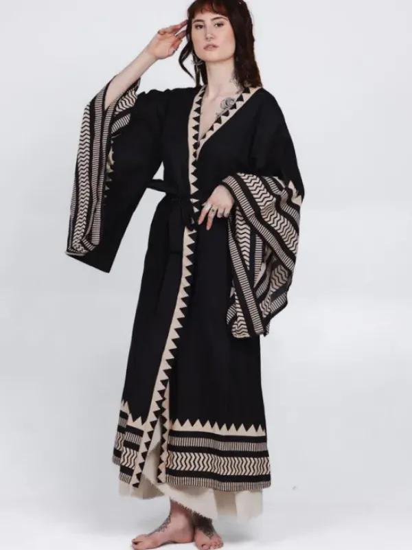 The TwoSisters Kaftan-Kimono Jurk Zahara Extra