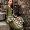 The TwoSisters Kaftan-Kimono Jurk Zahara Groen