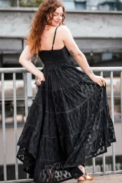 The TwoSisters Gypsy|Zomer-Litha Dress Lang Zwart