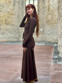 The TwoSisters Gypsy|Gypsy Rokken-Luna Rok Donkerbruin