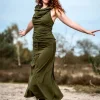 The TwoSisters Tops|Zomer-Luna Top Hoodie Groen