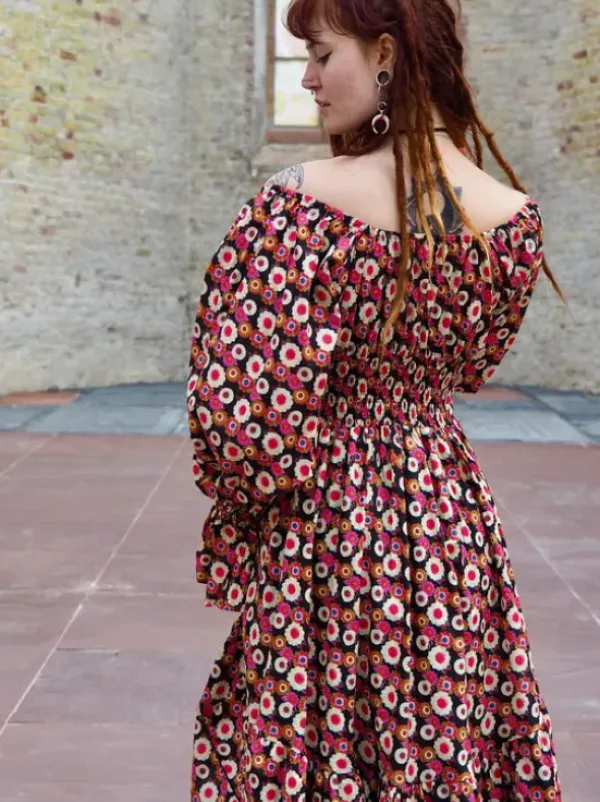 The TwoSisters Plus Size|Plus Size-Midi Vaiana Dress Print