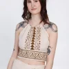 The TwoSisters Tops|Nomad Chic Collectie-Mystic Mesa Zomertop Gebroken Wit