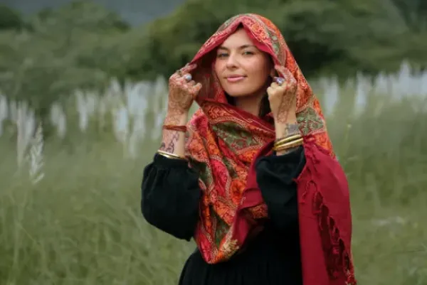 The TwoSisters Omslagdoeken|Omslagdoeken-Omslagdoek India Marroon