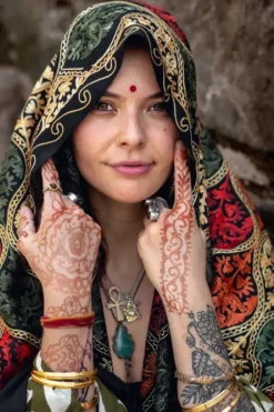 The TwoSisters Omslagdoeken|Omslagdoeken-Omslagdoek India Zwart